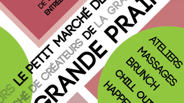 Le petit marché des créateurs de la prairie