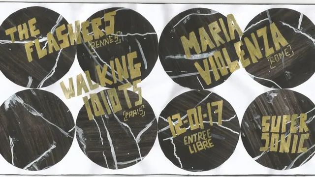 Les Nuits de Pleine Lune #18 // The Flashers / Walking Idiots / Maria Violenza