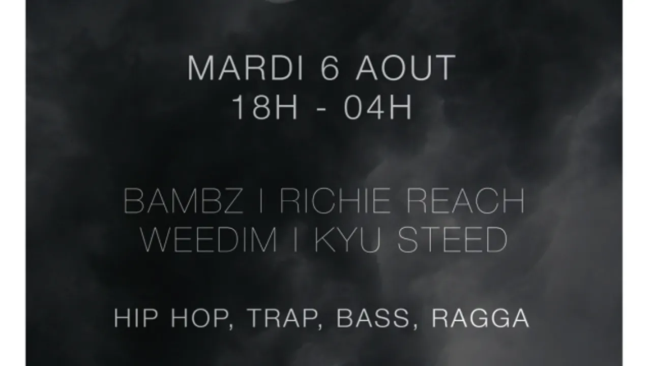 Moon avec Bambz, Richie Reach, Kyu Steed, Weedim