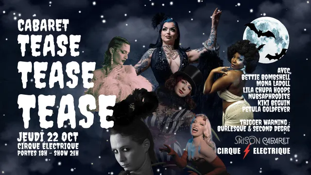Tease Tease Tease Cabaret - Edition Spéciale Halloween
