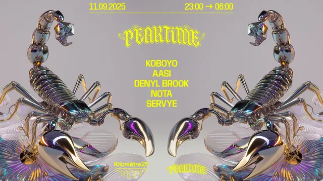 PEAKTIME : KOBOYO, AASI, DENYL BROOK, NOTA, SERVYE