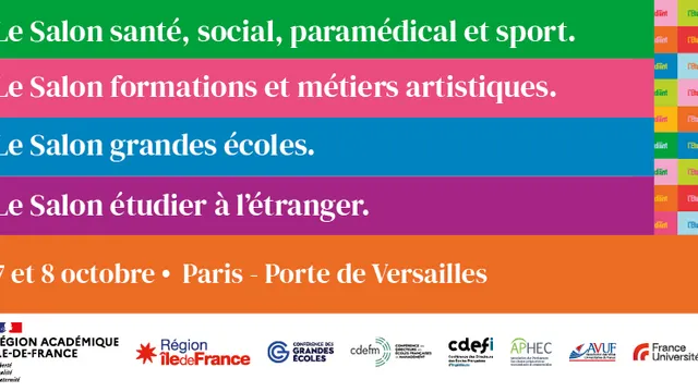 Salons de L'Etudiant : étudier à l'étranger, grandes écoles, formations artistiques...