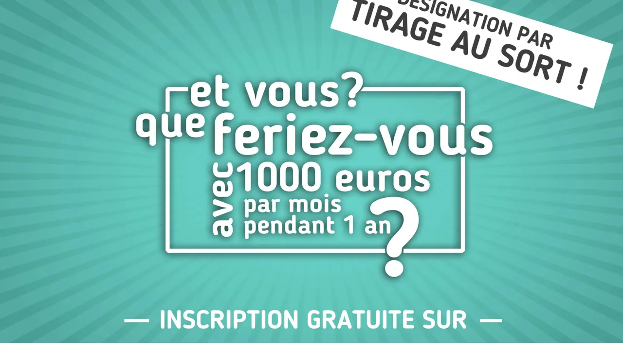 Tirage au Sort du Premier Revenu De Base