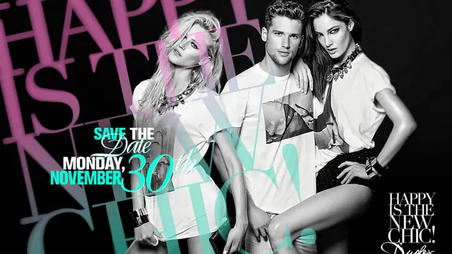 HAPPY IS THE NEW CHIC
