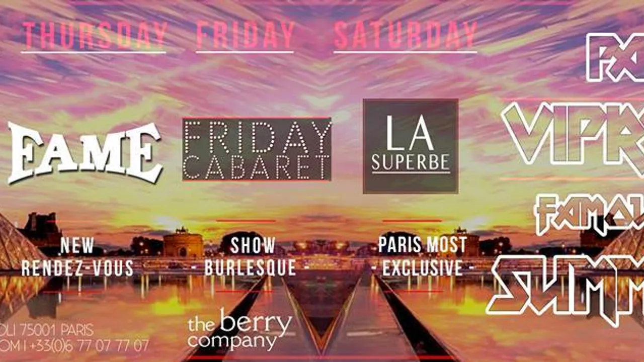 VipRoom Paris X FAME