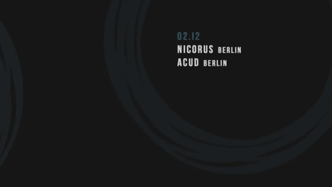 HORS SÉRIE PRISM invite Nicorus, Acud