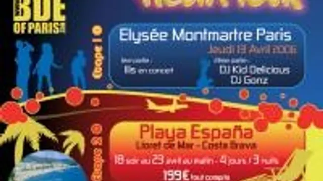 Fiesta Tour Bde Of Paris