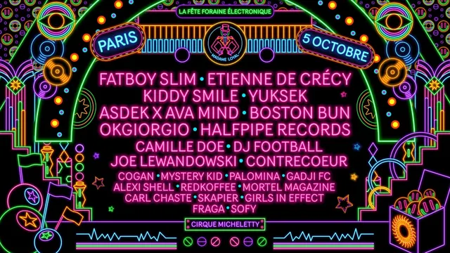 Madame Loyal Paris : Fatboy Slim, Etienne de Crecy, Kiddy Smile & more