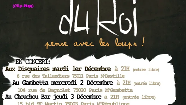 Le Fou du ROI en concert
