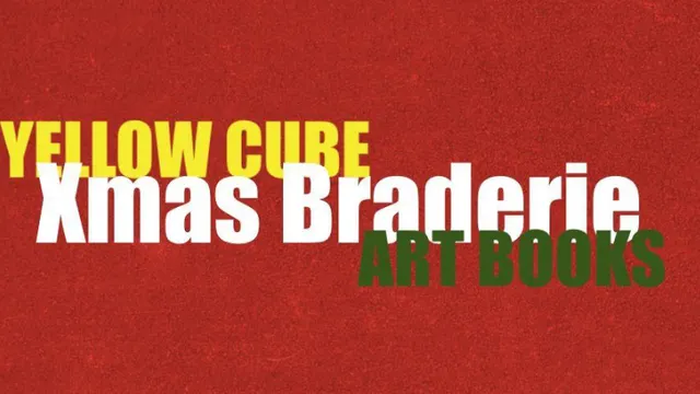 Yellow Cube Xmas Braderie - Art Books