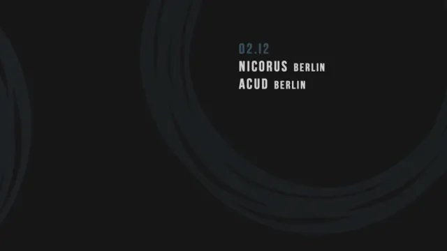 HORS SÉRIE PRISM invite Nicorus, Acud • Supersonic Nuit