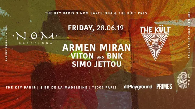 KÜLT w/ Armen Miran, Viton & BNK, Simo Jettou