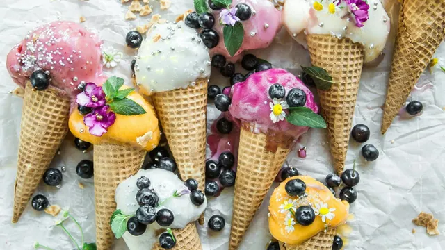 Des glaces complètement givrées !