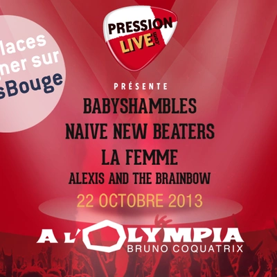 Gagnez vos places pour le concert Pression Live à l'Olympia !