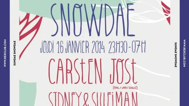 Sundae Snowdae: Carsten Jost, Sidney & Suleiman, Celine