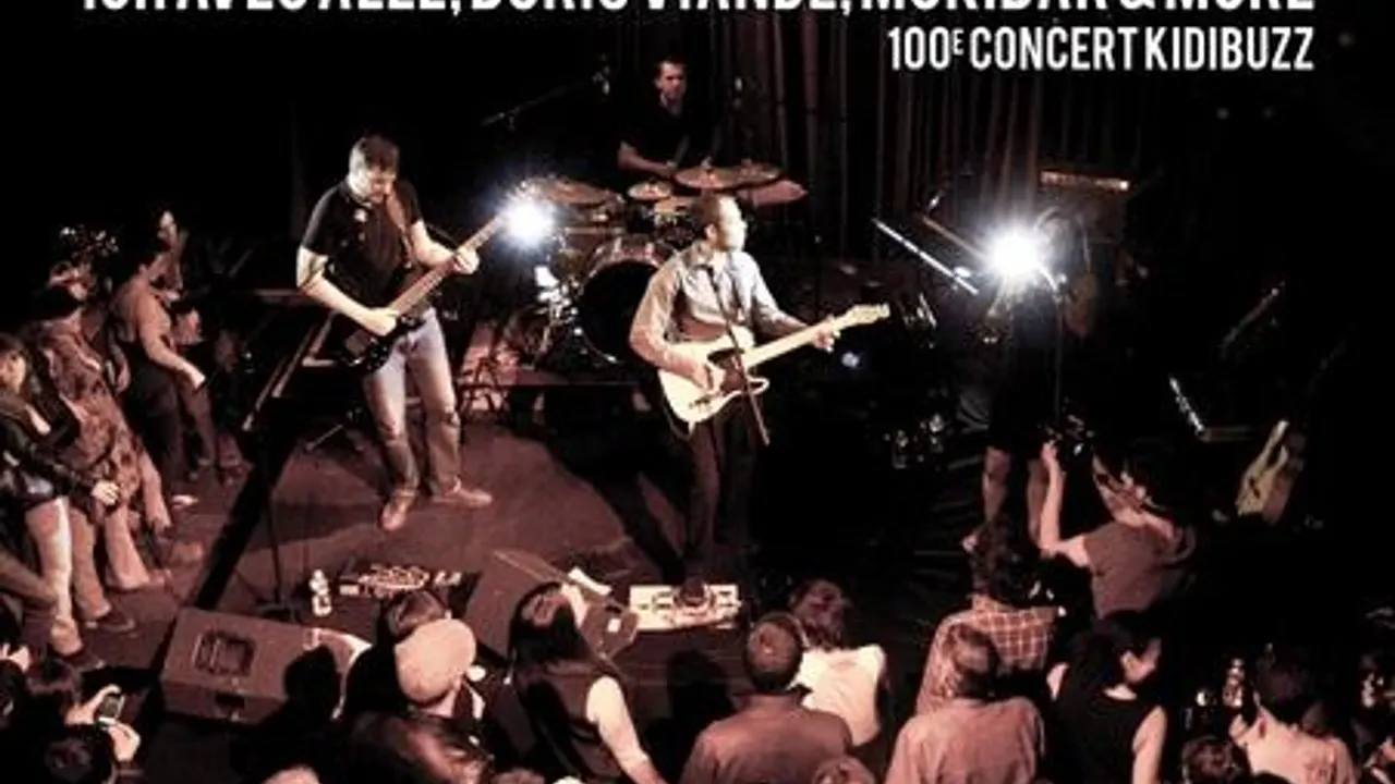 100e concert Kidibuzz : Noktambules + Alee + Boris Viande