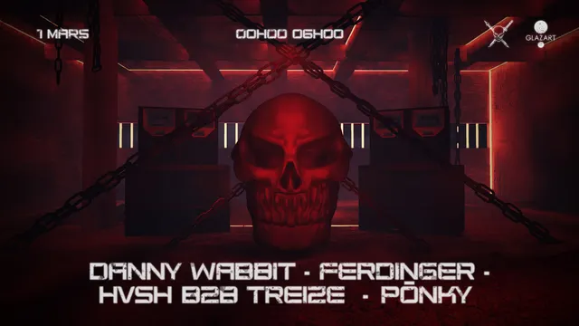 MOSHPIT VANDALS X GLAZART : DANNY WABBIT, FERDINGER & MORE