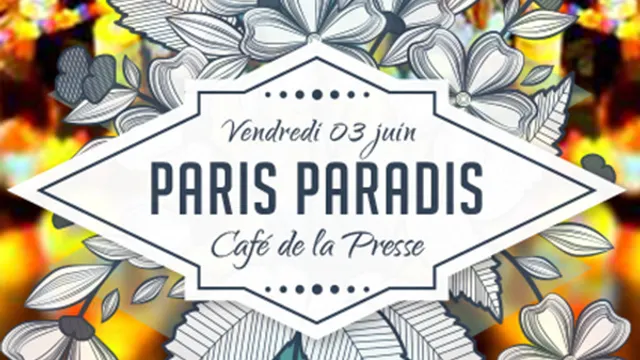 PARIS PARADIS Opening : Edouard! • Moon • Meda • 89 Proposal @Café de la Presse