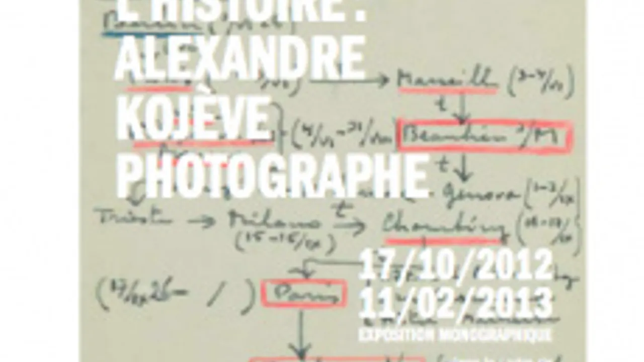 Après L’histoire : Alexandre Kojève Photographe