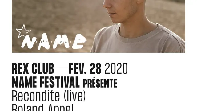 Name Festival Présente: Recondite Live, Roland Appel, Apm001, Mala Ika