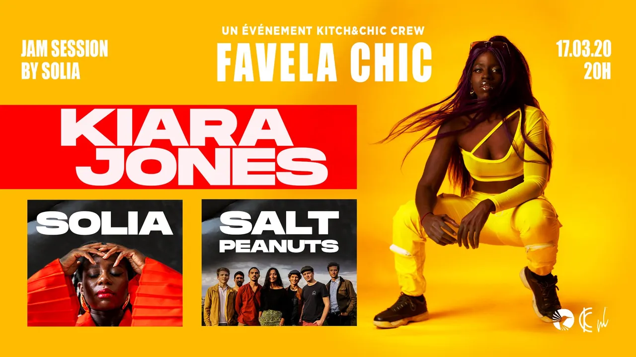 Kiara Jones en showcase à la Favela chic