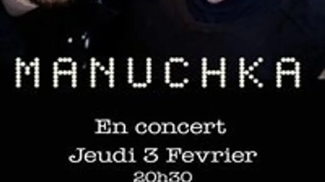 Concert de MANUCHKA au Café de Paris
