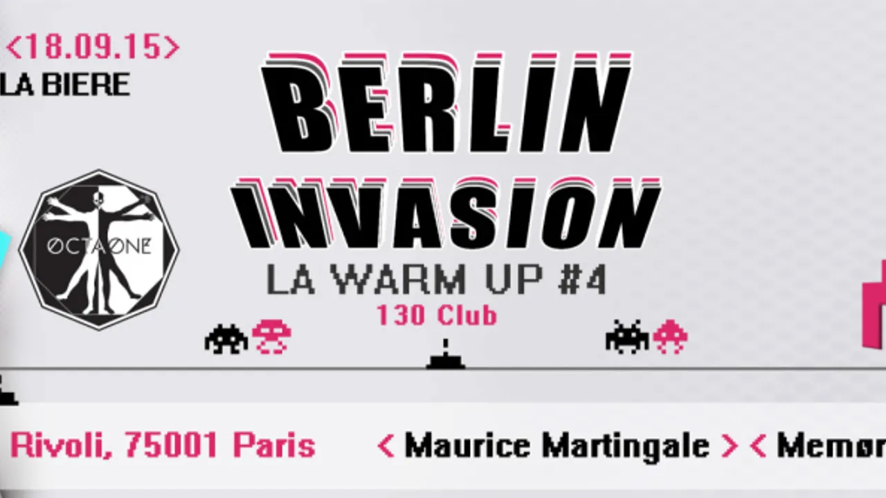 WARM UP #4 - BERLIN INVADES PARIS - MAURICE MARTINGALE - MEMORIA - GUEST