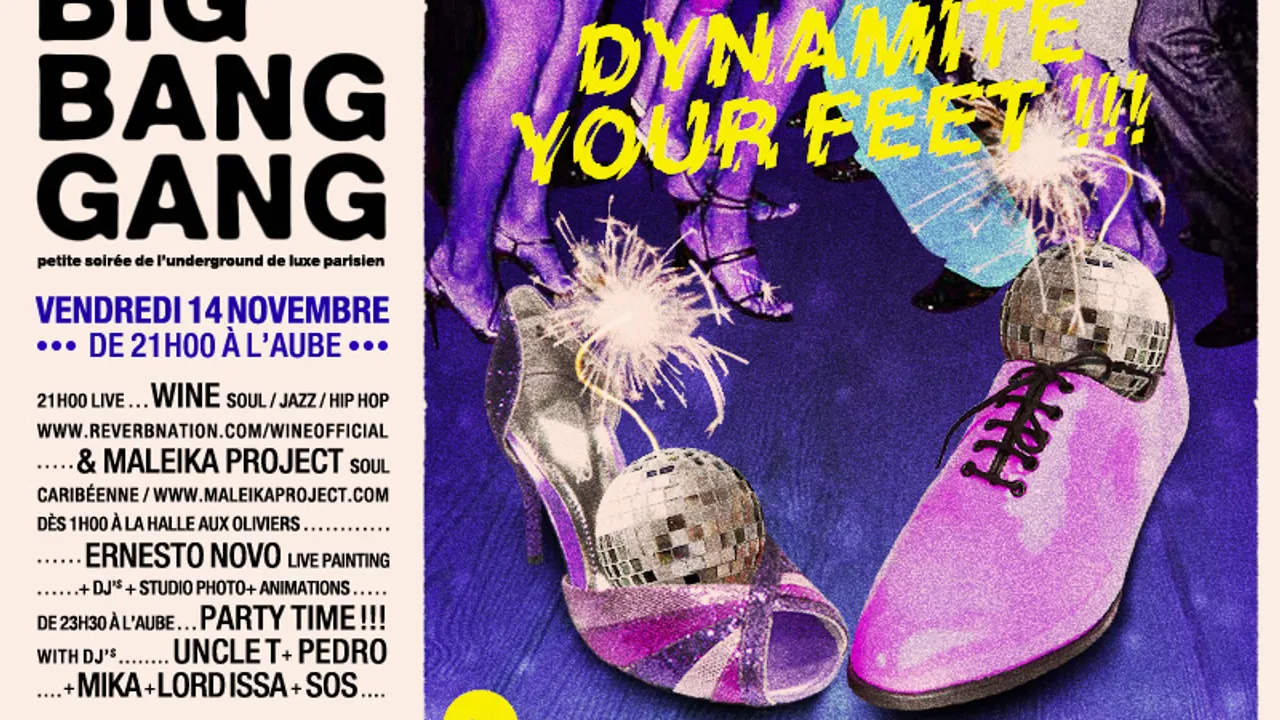 Big Bang Gang party..... Dynamite your feet !!!