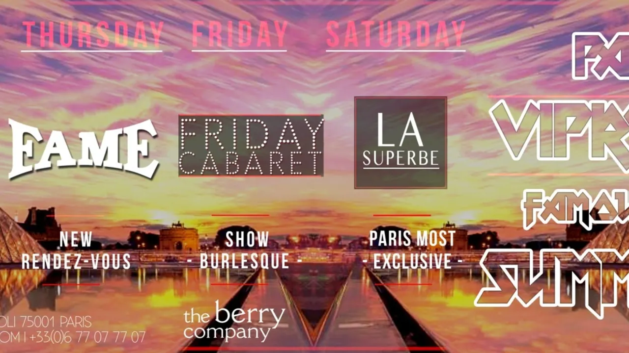 VipRoom Paris X FAME