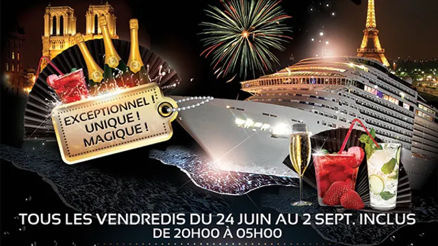 CRAZY BOAT PARTY (AFTERWORK, CROISIERE, SOIREE CLUBBING)