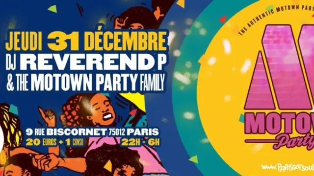 [CLUB] Motown Party New Years Eve w/ DJ Reverend P & Friends