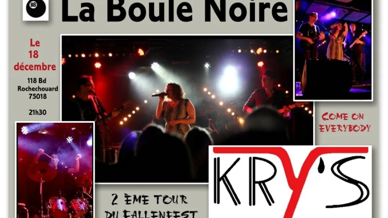 KRY's En concert à La Boule Noire
