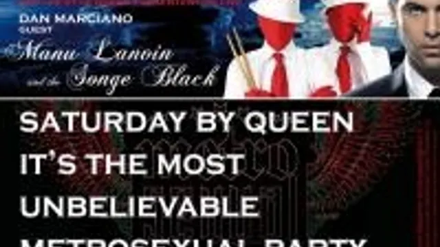 Saturday - Metrosexual Party