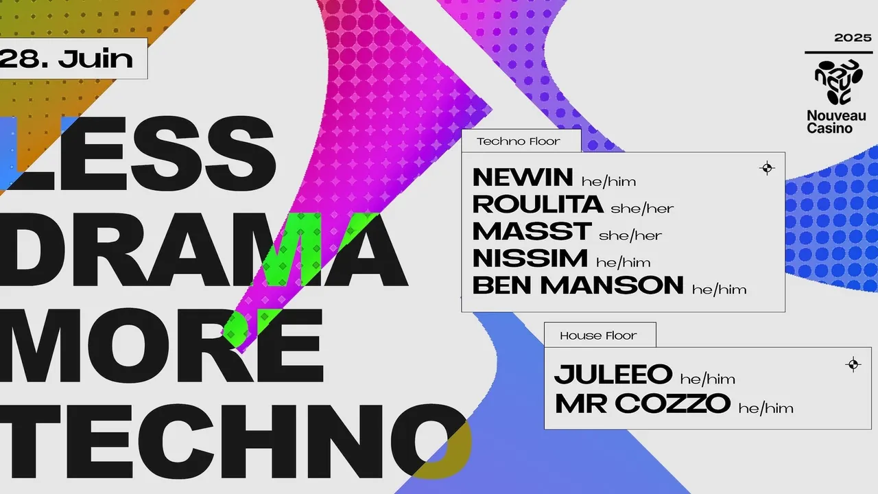 Less Drama More Techno - Pride