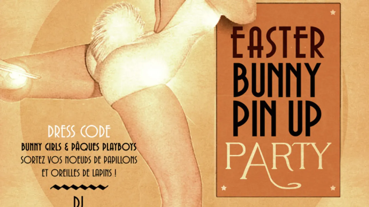EASTER BUNNY PIN UP PARTY