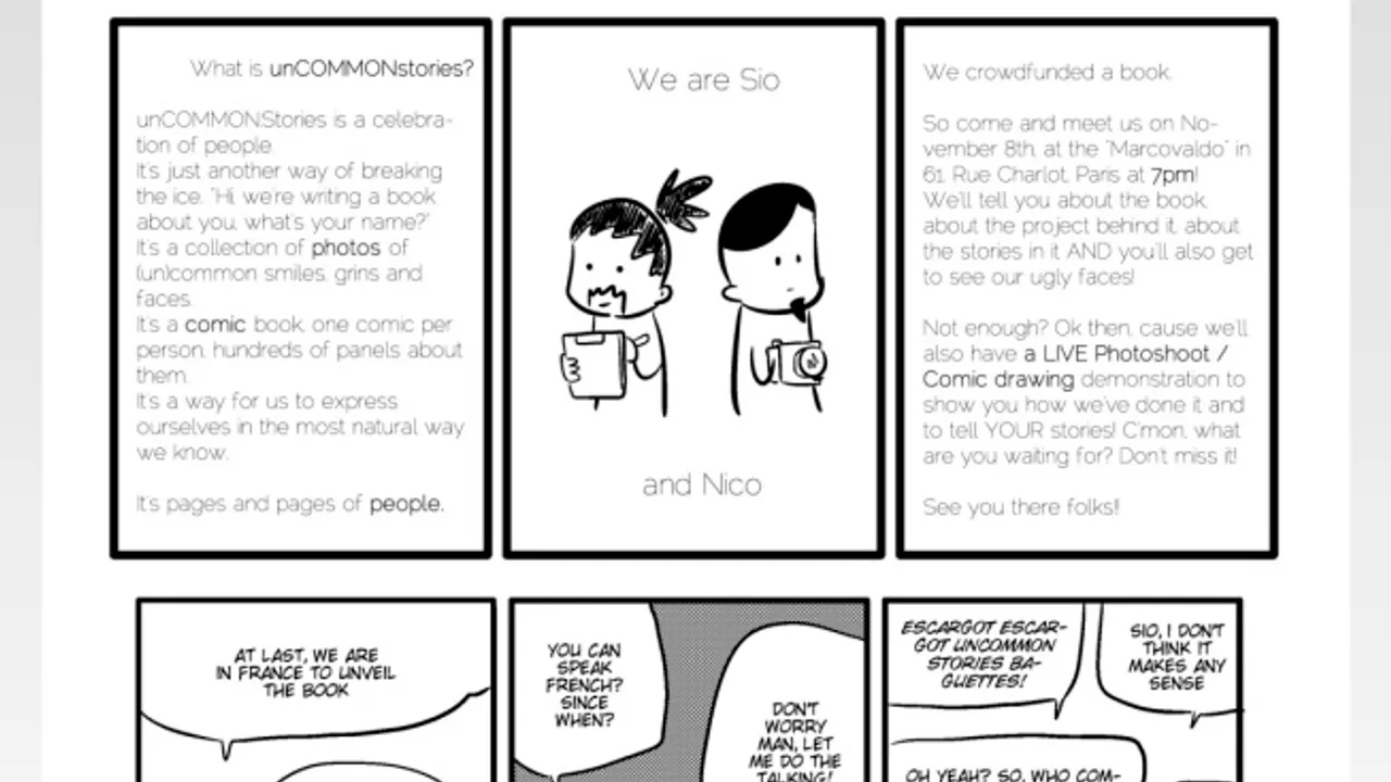 Nico e Sio_ Live Photoshoot & Comic drawing