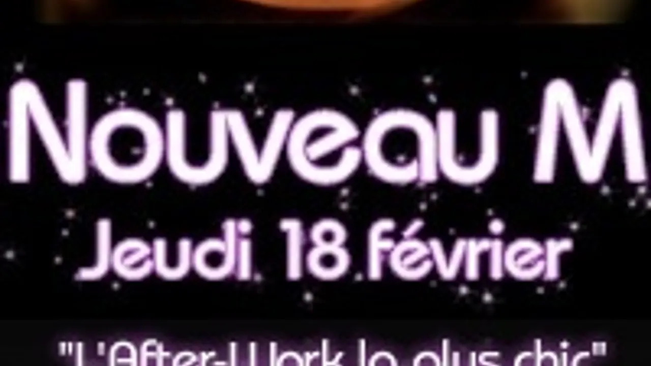 After-work @ Nouveau M (Madam)