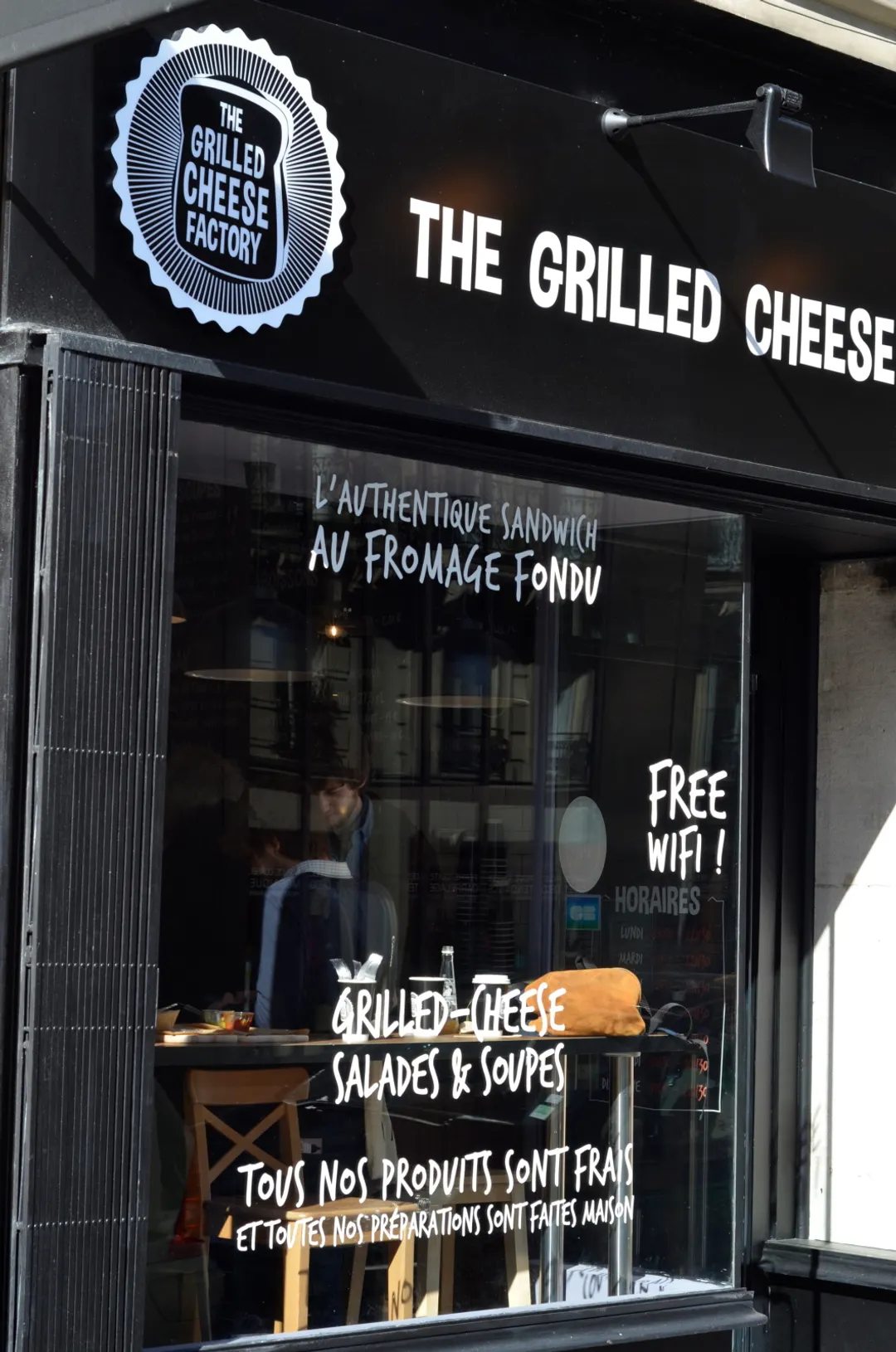 The Grilled Cheese Factory Restaurant Paris