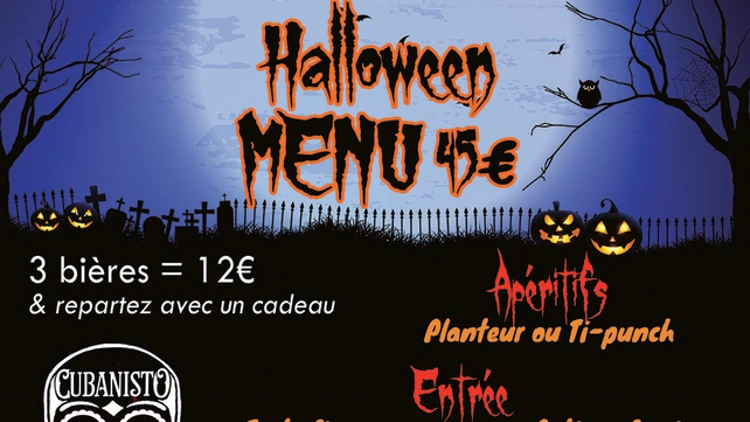 Soirée Halloween au restaurant La Créole