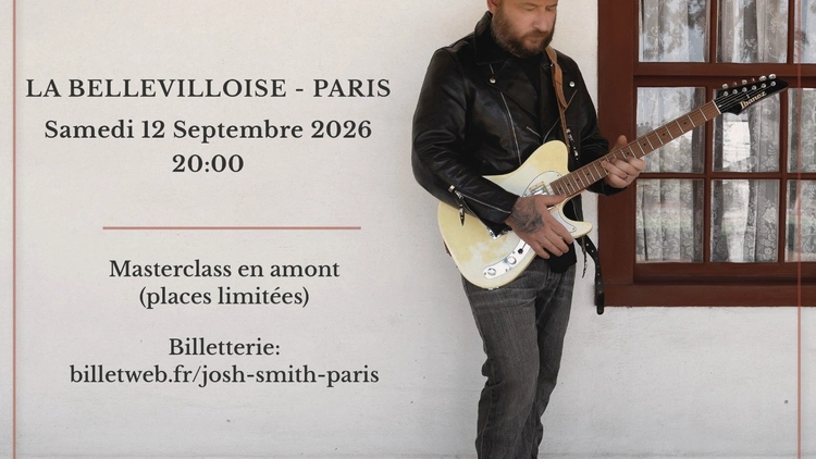 Josh Smith - Premier concert en France