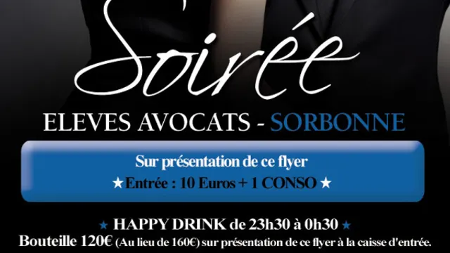 Soirée Eleves Avocat  - Sorbonne