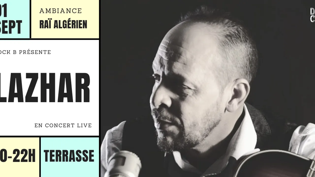 L’Eté à DOCK B // Concert live en terrasse : LAZHAR ( raï algérien )