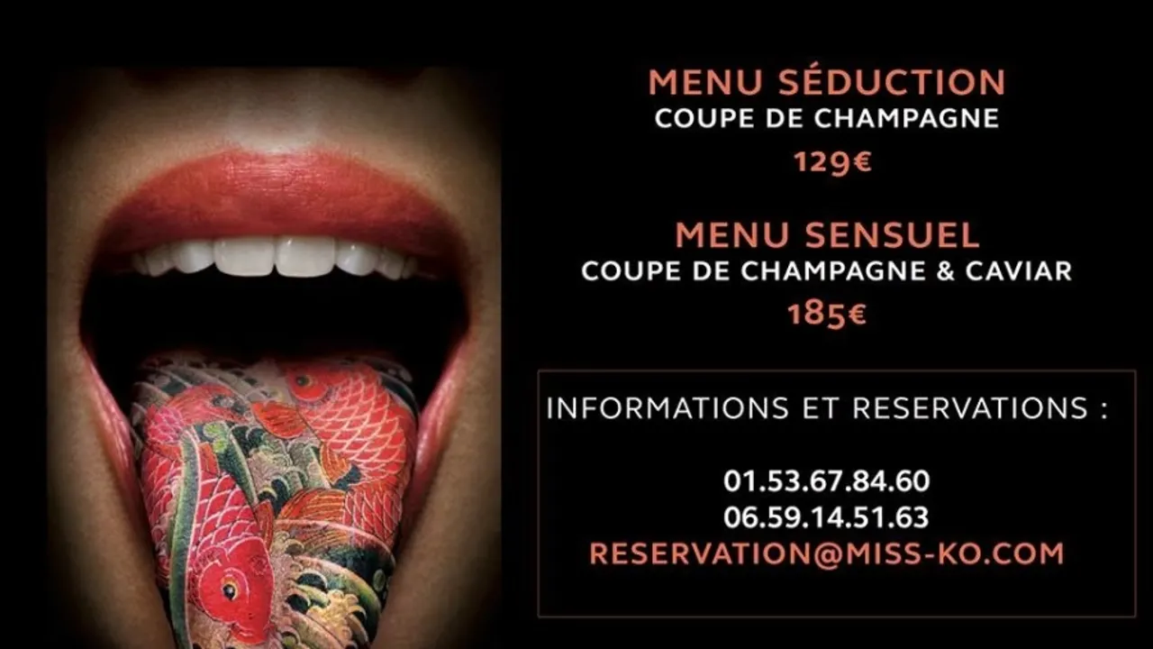 Réveillon Nouvel An 31 Décembre 2013 chez MISS KO