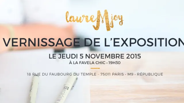 LAUREMJOY- Vernissage de l'exposition