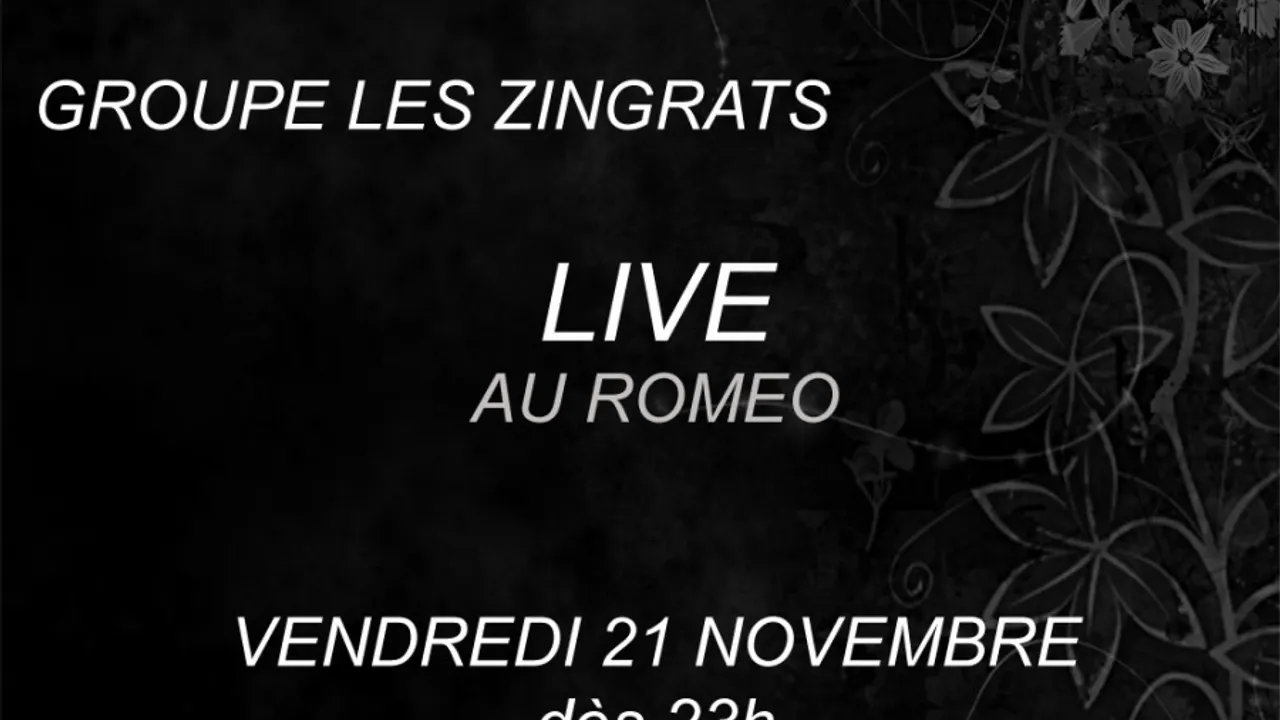 GROUPE LES ZINGRATS LIVE