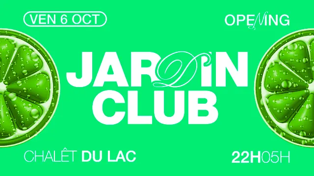JARDIN CLUB PARIS - OPENING
