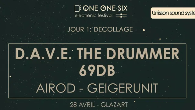 One One Six Festival / Jour 1 : Décollage