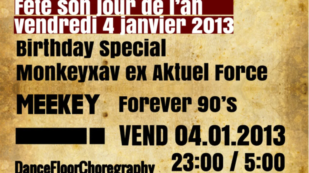 Party à la Maison fête son jour de l'an