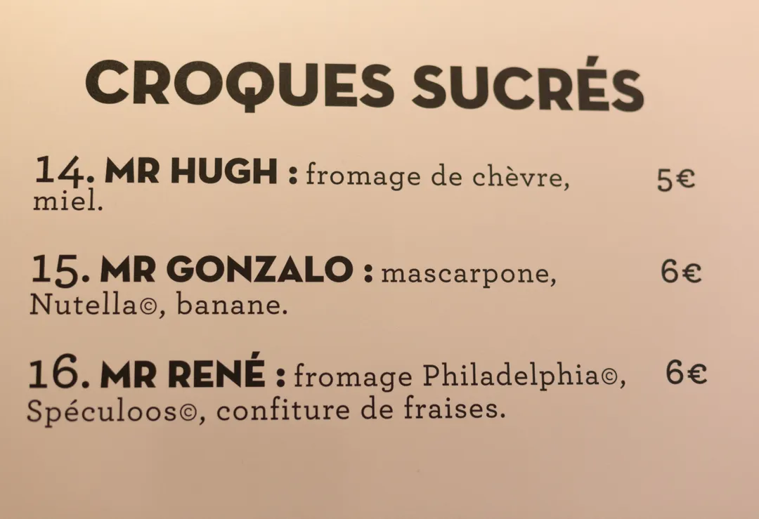 La Maison du Croque Monsieur Restaurant Paris