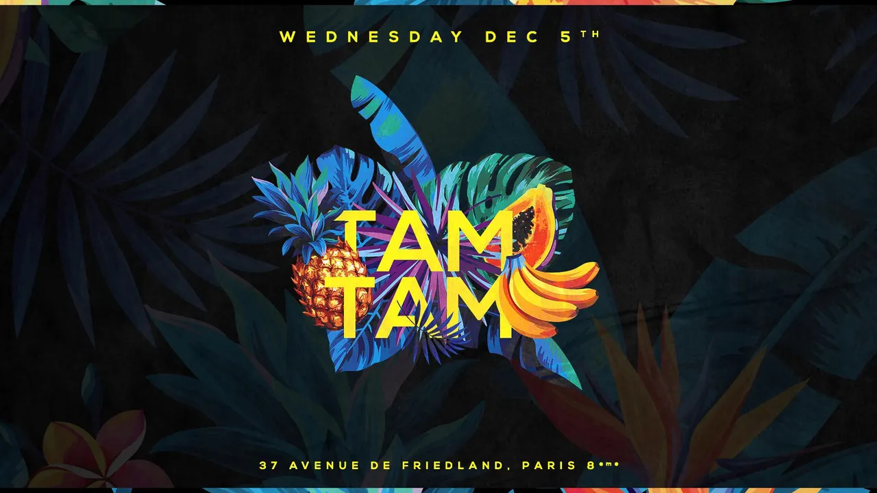 Mercredi 05 Décembre x TAM TAM x BOUM BOUM